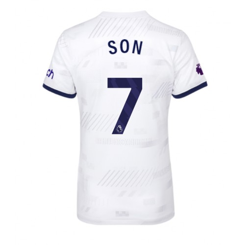 Dámy Fotbalový dres Tottenham Hotspur Son Heung-min #7 2023-24 Domácí Krátký Rukáv